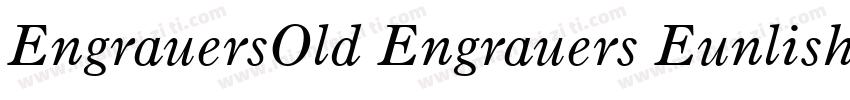 EngrauersOld Engrauers Eunlish Bd字体转换